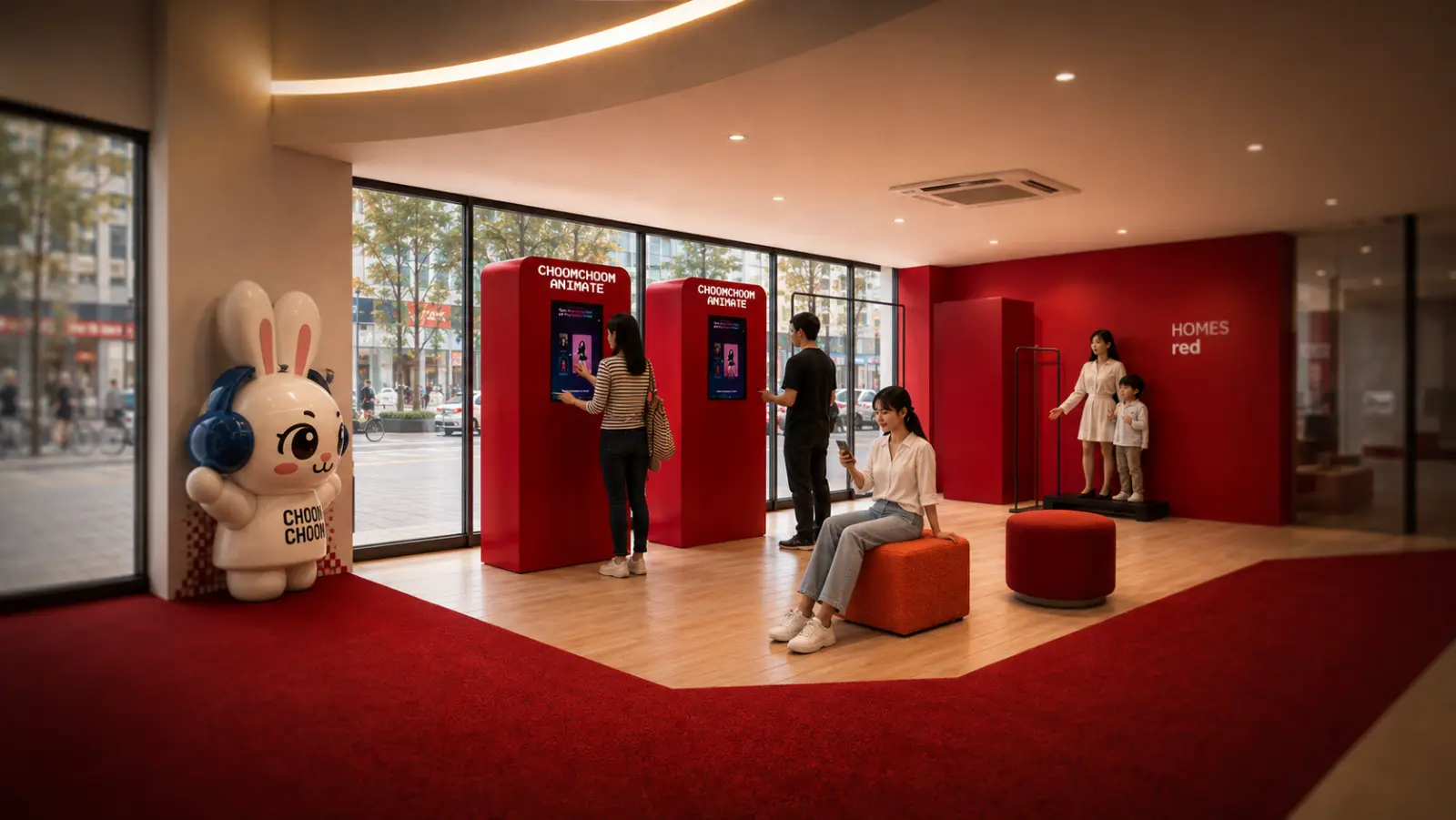 Animate experience space concept